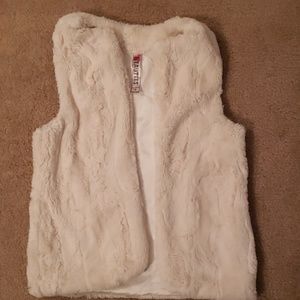 Faux fur vest